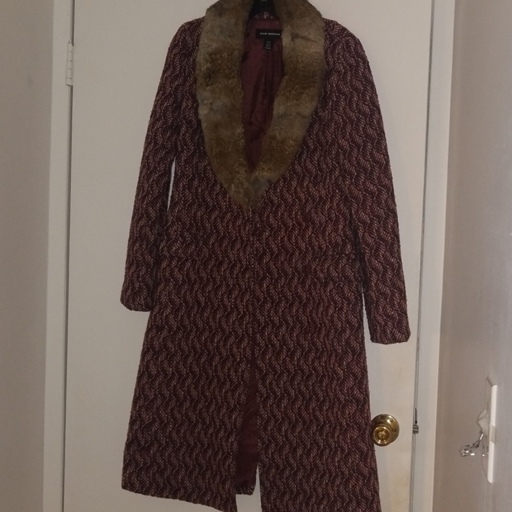 Club Monaco Fur trimmed Coat
